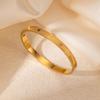 Pulseira Europeia e Americana Transfronteiriça Design Retrô de Nicho Pulseira Feminina de Luxo Leve Banhada Cor Titânio 18k Sem Descoloração Pulseira de Alto Padrão