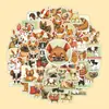 55 Pegatinas de Bulldog Francés Versión Q, Diseños Suaves y Lindos de Bulldog Francés de Dibujos Animados, Pegatinas Decorativas Impermeables para Diarios y Equipaje DIY