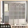 Al por mayor Estilo Francés Retro Aleación de Aluminio Cocina Tres Vías Baño Puerta Batiente Balcón Mampara Puertas y Ventanas Interiores