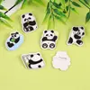 Broche de panda lindo estilo caricatura china, broche de acrílico, pegatina para funda de teléfono, accesorios y adornos DIY