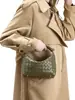 Bolso Versátil Informal Estilo Coreano Bolsa para Lonchera Nueva Moda Tejido a Mano Bolso de Mujer para Viajar Debajo del Brazo Hombro Bolsa tipo Empanada