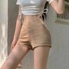 Shorts Negros Hot Girl para Mujer, Verano 2026 Nuevo Estilo Coreano de Cintura Alta Elásticos Adelgazantes Ajustados Versátiles que Resaltan la Cadera Hot Pants