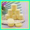 Caixa de Embalagem para Cera de Cabelo Frasco Amarelo 50g Tamanho Viagem Caixa de Creme 50ml Frasco de Gesso Acessórios Pote Plástico