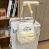 Mochila Bordada de Gato Linda Nueva para Estudiantes de Secundaria y Preparatoria para Mujer Mochila Escolar de Gran Capacidad Mochila Versátil Cuadros Campus