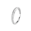 Anéis de Casal Céu Estrelado em Prata S925, Anéis Simples, Anéis Lisos de Nicho, Anéis Ajustáveis, Presentes para o Dia dos Namorados Chinês, Diamantes