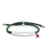 Pulseira de Corda de Mão Multicor Transfronteiriça Europeia e Americana Material em Branco Pronto para Uso Acessórios de Diamante Roxo Rosa Gravação Presente Pulseira de Aço Inoxidável