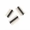 Pin de Fila Doble de 2 mm Paso de 2.0 mm Asiento de Pin Recto 2*2P/3/4/5/6/7/8/10/20/40P Pin de Cobre