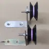 Polia com Suporte, Parafuso de Zinco Cor Aço Inoxidável, Polia Têxtil de Fio, Roda Guia Removedora de Fiapos, Guia de Fio