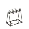 Estante para Tazas de Agua Estante de Almacenamiento Mesa de Comedor Sala de Estar Estante de Almacenamiento para Tazas Platos Estante para Tazas Estante de Hierro para Tazas Estante para Tazas de Agua