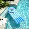Hamaca inflable de agua más vendida transfronteriza, tamaño adulto con red, tumbona inflable, flotador para niños y plataforma flotante - venta al por mayor de fábrica