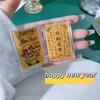 Nueva Princesa con Oro Por Favor Haz Dinero Pegatina para Teléfono Móvil Feliz Año Nuevo Rico Shun Feng a Rico Dinero Pegatina Regalo