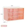 Caja de almacenamiento de cuentas de cristal, cuentas sueltas de vidrio, joyería de escritorio, cajón transparente, rejilla de cuentas, caja de material de bricolaje hecha a mano