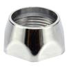 Tuerca pequeña hexagonal de plástico electrochapado de 5 puntas 23 mm alambre interior grifo 18 tubería de salida tuerca de fijación accesorios de fontanería