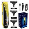 Máquina de Cortar Cabelo Elétrica Profissional com Visor Digital Inteligente e Grande Sucesso de Vendas Transfronteiriço Recarregável por USB Tesoura Elétrica para Gravação