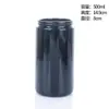 Frasco de Vidrio para Crema de Gran Capacidad 1000ml Botella de Cáñamo Amatista Frasco de Vidrio Negro para Crema Facial Frasco de Porcelana Negra 10ml Frasco de Vidrio