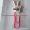 Clipe de papel de borracha macia de PVC estéreo personalizado com fotos e amostras, alfinete de silicone, marcador de joias faça você mesmo com desenho de borracha