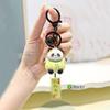 Tauro Original Dibujo Animado Flor Panda Peluche Colgante Llavero Expresión Bolsa Panda Colgante Pequeño Regalo
