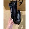 Sapatos femininos para aumentar a altura, estilo ballet doce e charmoso, preto, 2026, para mulheres baixinhas, com um laço delicado, design de bico fino, coleção de outono, cor nude