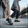 Éxito de transmisión en vivo 2026: zapatos casuales a la moda y modernos, tallas 38-46, zapatos de cuero estilo británico retro