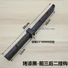 Arara de exposição para loja de roupas gancho cartão tubo quadrado 15mm pendurado lateral pendurado preto e branco 5 ganchos para casaco gancho de tinta espessado