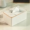 Tecido Caixa Desktop Sala de estar Simples Luz Luxo Couro Caixa de Papel Alto Valor de Cor Doméstico Criativo Guardanapo Caixa de Papel Personalização