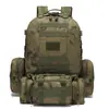 Mochila doble para deportes al aire libre, mochila multifuncional de poliéster para montañismo, mochila táctica de camuflaje militar, resistente al desgaste