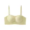 Nuevo Estilo Sujetador Invisible sin Tirantes para Pecho Pequeño, Antideslizante, sin Costuras, Banda Sexy, Espalda Bonita, Soporte Suave, Sujetador Delgado