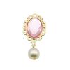 Pingente de pérola embutido de 13*18mm, pulseira com fivela de diamante, acessórios para cabelo, corrente, pingente, acessórios de joias DIY