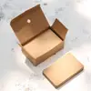 Cartões pequenos em branco DIY cor lisa papel kraft frete grátis cartões com palavras papel para cartões mini cartões postais papel para cartões portátil
