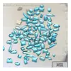 Joias de unha mistas atacado tamanho grande pequeno vidro cor champanhe aurora diamante formato especial acessório de unha diy