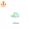 Nubes de arcoíris estéreo, funda para teléfono móvil, crema de emulación, pegamento, bolsa, accesorios de resina hechos a mano