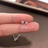 Perforación de Oreja de Zircón Uña Coclear Super Flash Aretes de Hebilla Nicho Diamante Uña de Hueso de Oreja Aretes de Diamante Pequeño