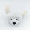 Llavero de cachorro de peluche transfronterizo, broche para bolso, accesorio para el cabello, joyería DIY hecha a mano, accesorios para la ropa y componentes al por mayor