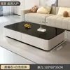Mueble de TV para sala de estar, apartamento pequeño, lujo ligero, sensación de alta gama, uso doméstico, nuevo modelo 2025, combinación de mesa de centro con almacenamiento y mueble de TV