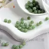 Jade Hetian Natural Material Ruso Jade Verde Flor de Loto Raíz de Loto Cuentas Espaciadoras Pulsera DIY Hilo Accesorios Joyería Hecha a Mano con Cuentas