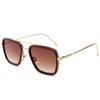 Reunión Europea y Americana 3 Iron Man Downey Caja de Personalidad Gafas de Sol Spider-Man Héroe Expedición Gafas de Doble Puente