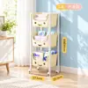 Estantería para almacenar juguetes infantiles, carrito de snacks multicapa, estante para guardar mochilas, estantería para libros ilustrados de uso doméstico, estante móvil