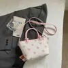 Bolso de Lunares para Mujer, Nuevo Modelo de Verano 2026, Bolso de Hombro Moderno y Exquisito, Bolso Cruzado tipo Cubo para Viajes Diarios