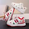 Zapatos Deportivos Blancos de Dibujos Animados para Niños 2026 Primavera Nuevo Estilo Zapatillas Versátiles Ultra-Ligeras de Suela Suave para Niñas Versión Estudiante Casual