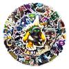 50 folhas de jogo League of Legends personagem mala impermeável grafite adesivo scooter computador tablet desenho animado decoração