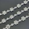 Corrente de Código Flor de Ameixa em Estoque Corrente Soldada de Strass Fantasia Corrente de Decoração para Vestido de Noiva Mala Acessórios para Joias DIY