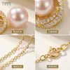 Collar de Perlas Popular Transfronterizo para Mujer, Acero de Titanio, No se Desvanece, Elegante y con Estilo, Joyería de Exportación, Lujo Ligero, Único, Más Vendido en Japón y Corea