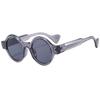 Gafas de Sol Redondas 2024 Simples Modernas Lujo Ligero Alta Gama Moda Europea y Americana Unisex