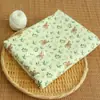Tejido de Sarga de Algodón Cepillado, Pijamas de Otoño e Invierno, Pequeños Estampados Florales Cálidos, Ropa para Niños, Telas para Ropa de Casa
