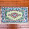 1:12 casa de muñecas casa de muñecas modelo mini decoración de suelo alfombra turca tejida pura nueva mejora ~
