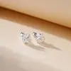 Aretes de Nudo de la Paz Espiral y Nudo Ruyi para Mujer, Elegantes y Lujosos, Diseño Único, Nuevos Aretes Populares