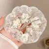 Gomas para el Cabello de Niña Gomas para el Cabello Intestino Grueso Estilo Coreano Gomas para el Cabello con Lazo Gomas Elásticas Duraderas de Alta Gama para Niñas