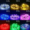 Cadena de luces de bombillas desnudas de bola de onda luminosa directa de fábrica cadena de luces de estrella cadena de luces de alambre de cobre lámpara LED de bombilla desnuda cadena de luces de alambre de cobre