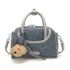 Bolso Almohada de Mezclilla Súper Popular para Mujer, Estilo Nuevo, Lujo Ligero, Bolso de Hombro de Nicho, Bolso Cruzado, Bolso de Mano para Mujer