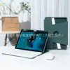 Funda Protectora con Teclado Adecuada para iPad 10.2 pulgadas 10.9 Rotatoria Textura de Tela Acrílico 9.7 Funda de Cuero con Teclado Pro11